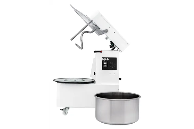 Miesiarka spiralna z podnoszoną głowicą i wyjmowaną dzieżą, 22l, 56 kg/godz., 22L, 400V/750W, 390x670x735mm Prismafood 1I053035