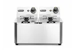 Frytownica 2×4l, Kitchen Line, 8L, 230V/6000W, 470x380x315mm Hendi 205846