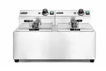 Frytownica manualna , 2x8l, Profi Line, 16L, 230V/7000W, 605x460x369mm Hendi 207307