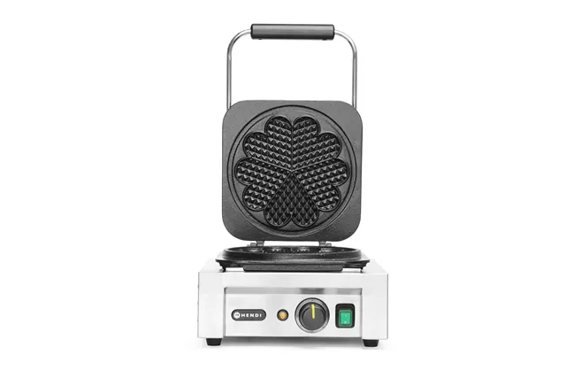Gofrownica – serca, 230V/2200W, 330x543x251mm Hendi 212134