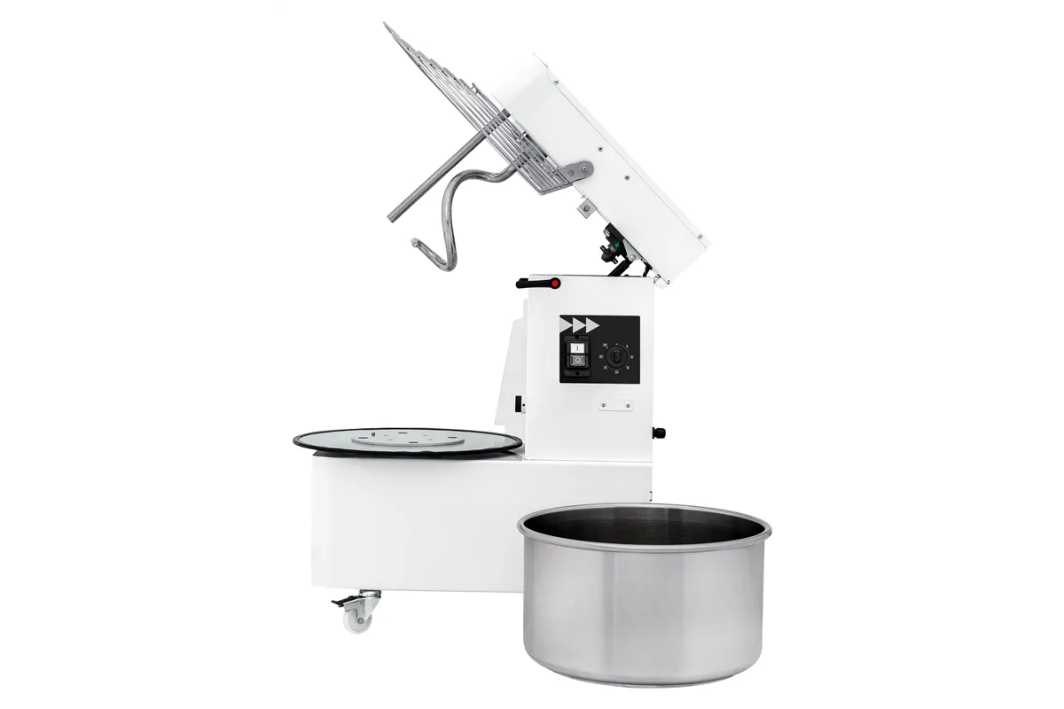 Miesiarka spiralna z wyjmowaną dzieżą o 2 prędkościach, 32l, 88 kg/h, 32L, 400V/1700W, 435x750x810mm Prismafood 222928