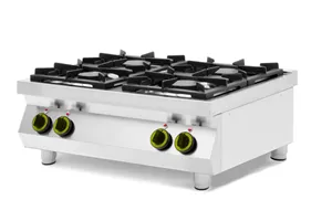 Kuchnia gazowa 4-palnikowa stołowa, Kitchen Line, 19kW, 800x700x310mm Hendi 227381