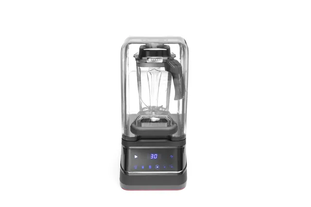 Blender barmański elektroniczny z obudową wyciszającą, 2,5L, czarny, 220-240V/1680W, 250x300x546mm Hendi 230695