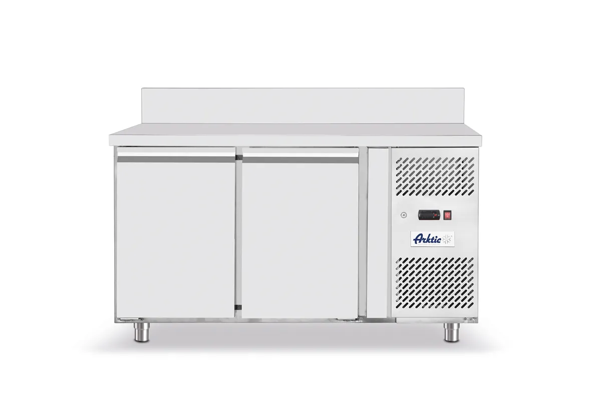 Stół mroźniczy 2-drzwiowy z agregatem bocznym, Profi Line, GN 1/1, 280L, 230V/600W, 1360x700x910mm Arktic 232064