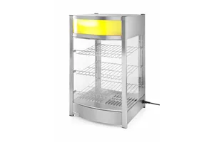 Witryna grzewcza nastawna, 97 litrów, 230V/800W, 460x467x785mm Hendi 233740