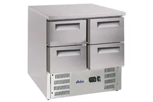 Stół chłodniczy z 4 szufladami, GN 1/1, 112L, 220-240V/143W, 900x700x855mm Arktic 236154