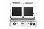 Grill kontaktowy podwójny Ryflowany, góra i dół ryflowane, 230V/3600W, 570x375x216mm Hendi 263709