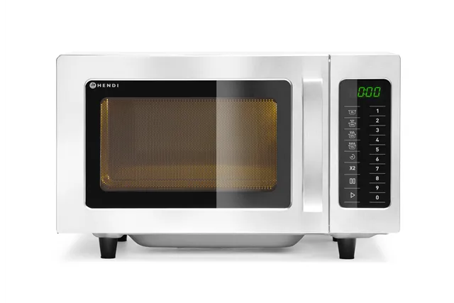 Kuchenka mikrofalowa z możliwością programowania 1000 W, 23L, 230V/1550W, 509x572x306mm Hendi 281444