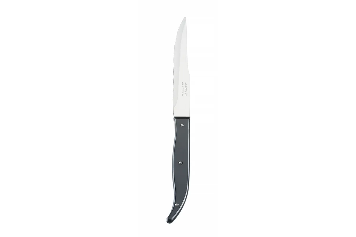 Nóż do steków, seria STEAK BASIC, STEAK BASIC, czarny, 230mm, Ząbkowany Arcos 372400