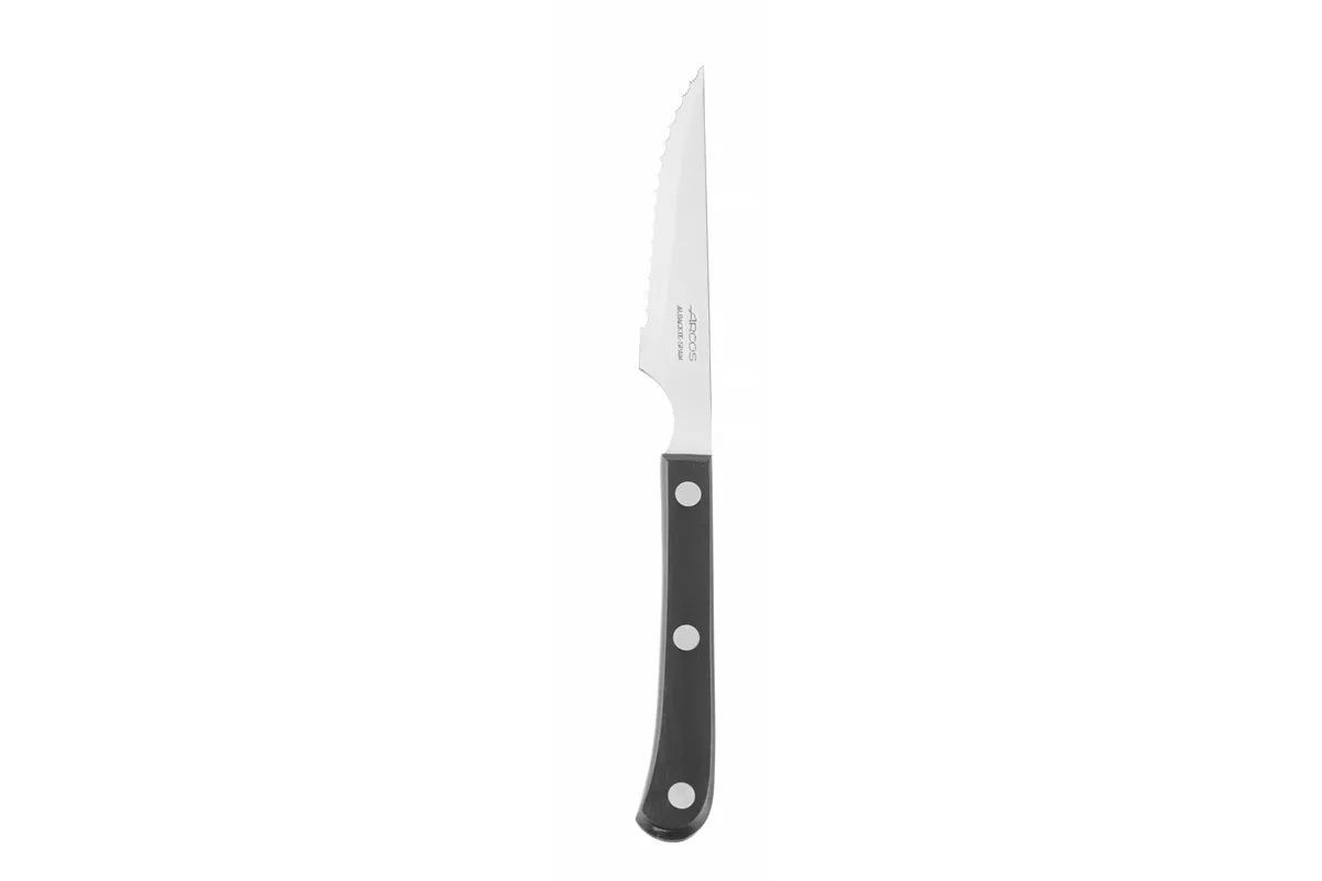 Nóż do steków, seria STEAK BASIC, STEAK BASIC, czarny, 225mm, Ząbkowany Arcos 374800