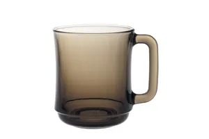 Szklanka z uchem LYS SEPIA, 0,31L, brązowy, 6 szt., ⌀80x100mm Duralex 4018CR06C1111