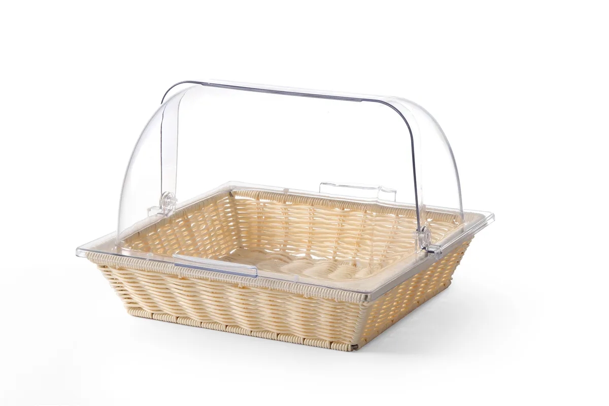 Koszyk do pieczywa z pokrywą Rolltop, koszyk z pokrywą, GN 2/3, 365x335x245mm Hendi 426968