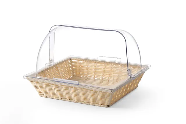 Koszyk do pieczywa z pokrywą Rolltop, koszyk z pokrywą, GN 2/3, 365x335x245mm Hendi 426968