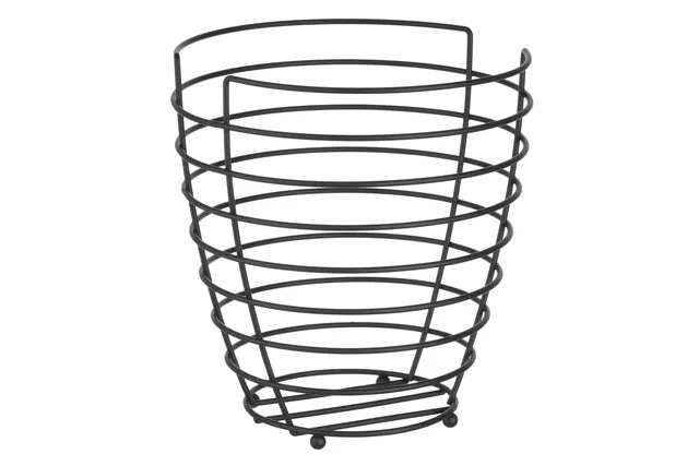 Koszyk do owoców czarny, ⌀230x250mm Hendi 427187