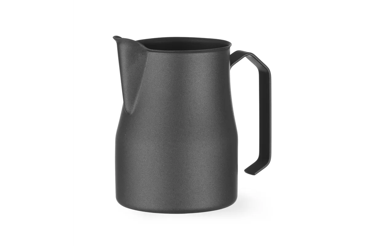 Dzbanek do spieniania mleka czarny, matowy, 0,7L, czarny, ⌀84x130mm Hendi 451045