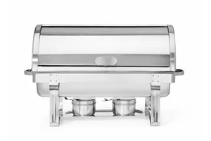 Podgrzewacz na pastę Rolltop GN 1/1, 9L, 590x340x400mm Hendi 470206