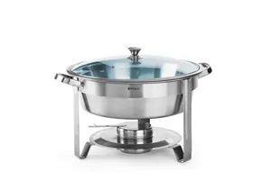 Podgrzewacz na pastę okrągły, Kitchen Line, 3,5L, ⌀390x270mm Hendi 470619