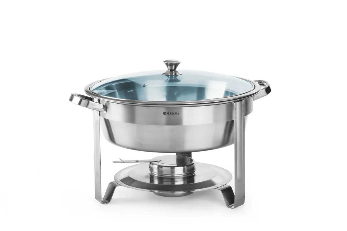 Podgrzewacz na pastę okrągły, Kitchen Line, 3,5L, ⌀390x270mm Hendi 470619