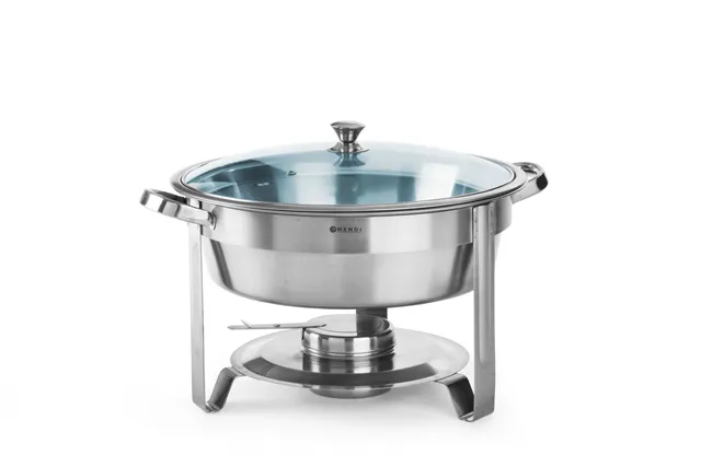 Podgrzewacz na pastę okrągły, Kitchen Line, 3,5L, ⌀390x270mm Hendi 470619