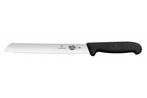 Nóż do chleba ząbkowanym ostrzem, czarny, 348mm Victorinox 5.2533.21