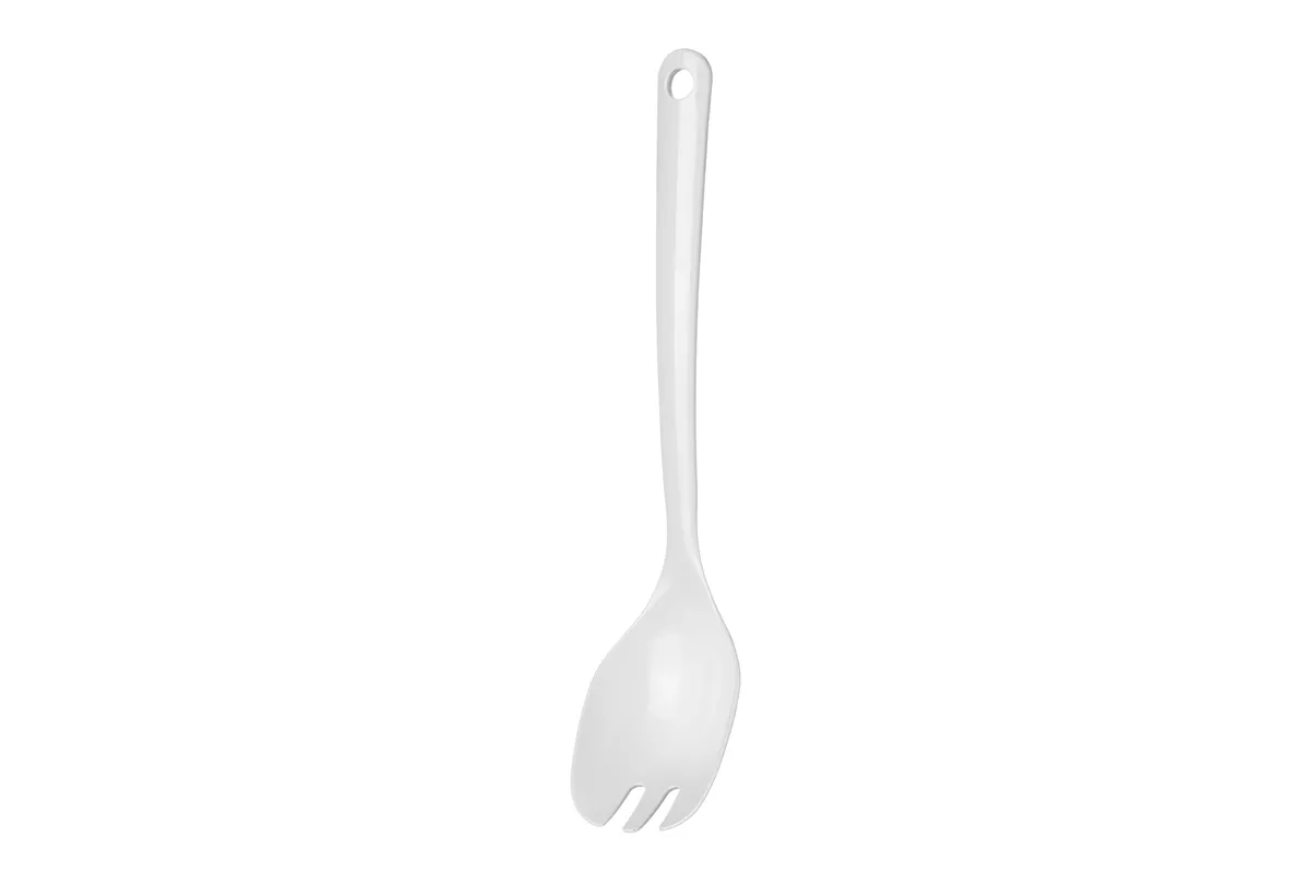 Widelec do sałatek, biały, 305x65mm Hendi 564004