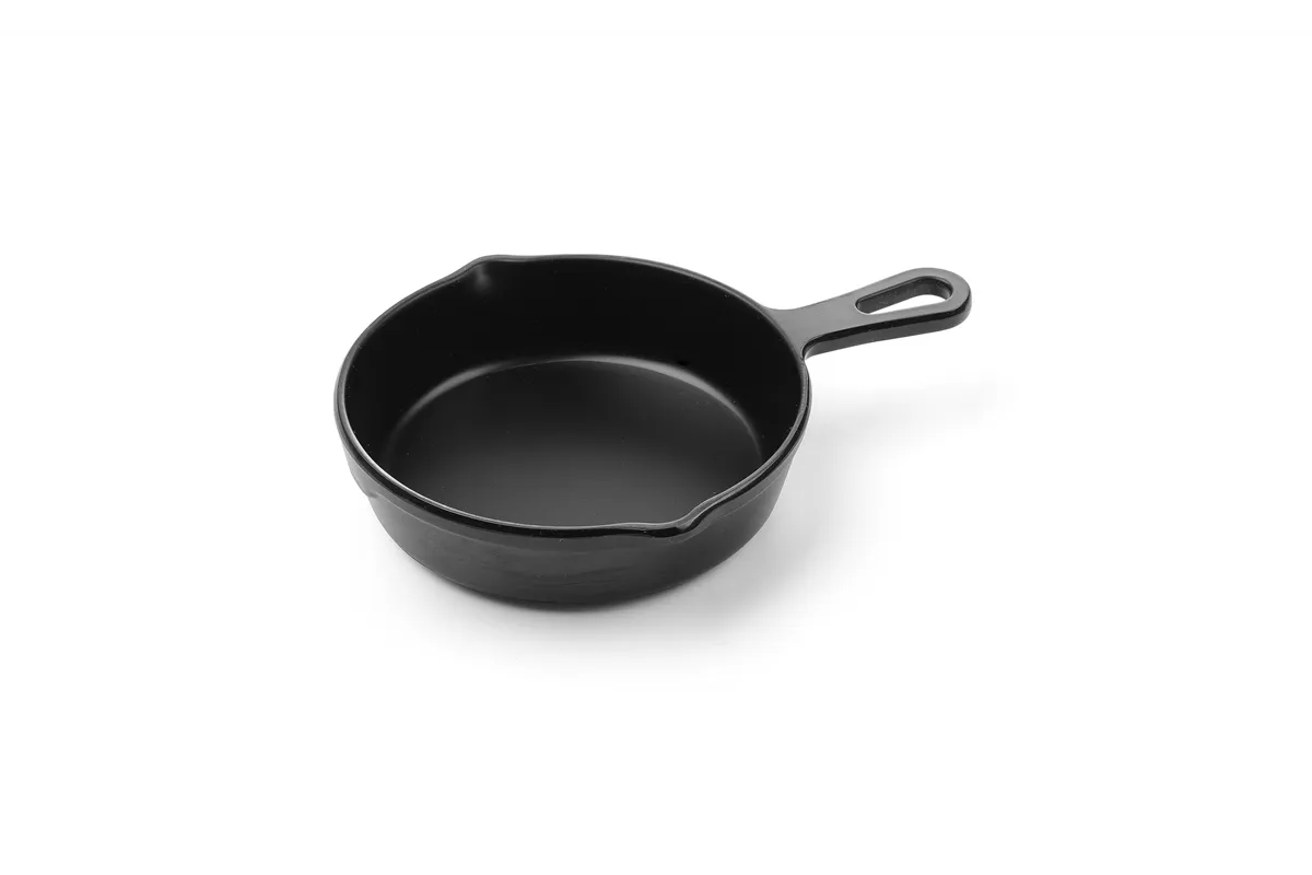 Rondelek czarny Little Chef mini okrągły, czarny, 162x121x30mm Hendi 564509