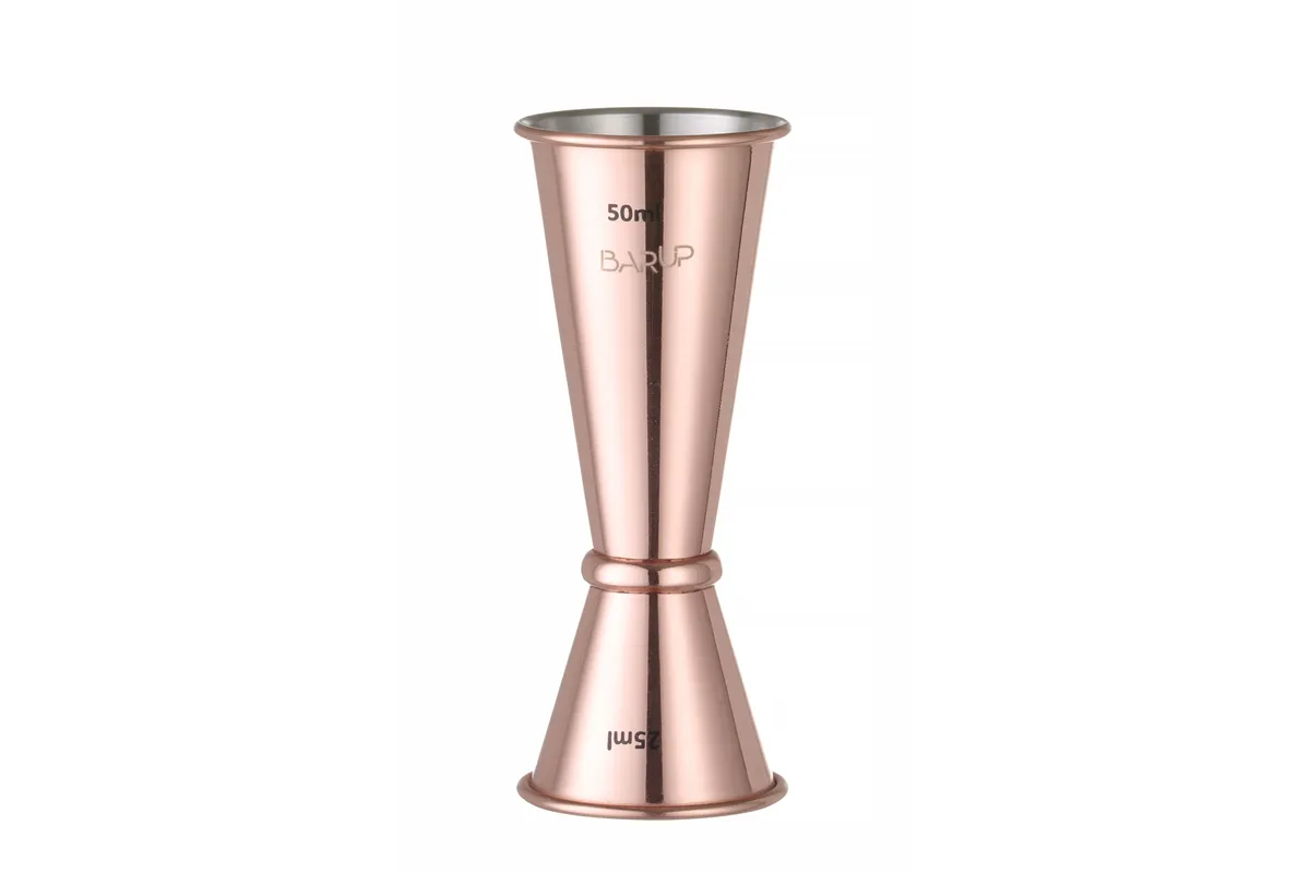 Jigger – miarka barmańska 30/50 ml, miedziany, ⌀45x114mm BarUp 593332