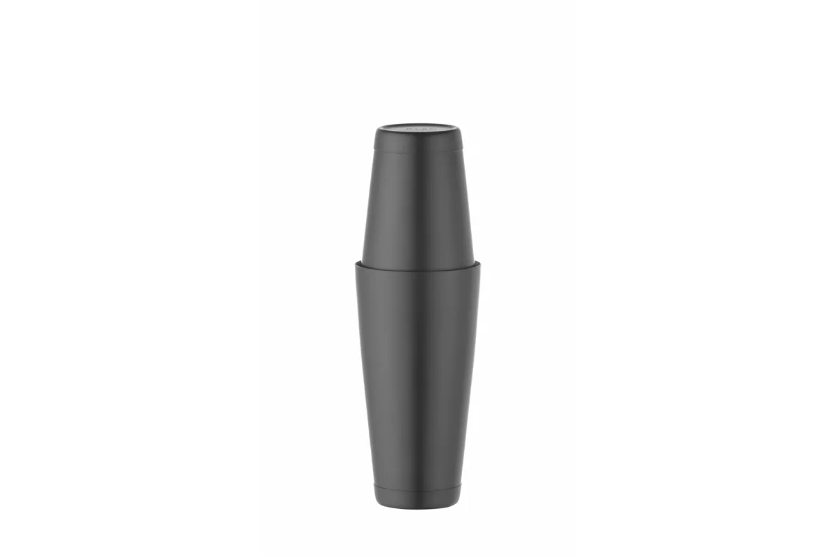 Shaker bostoński Tin-on-Tin, 0,8L, czarny, ⌀90mm BarUp 596418
