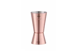 Jigger – miarka barmańska 25/50 ml, miedziany, ⌀42x86mm BarUp 596548