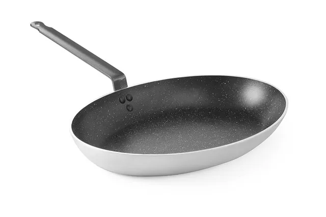 Patelnia do ryb Induction owalna, 280x400x55mm Hendi 627716