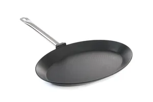 Patelnia do ryb Titanium Professional owalna, 400x275x35mm Hendi 629604