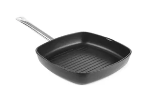 Patelnia do grillowania Titanium Professional ryflowana, 550x290x55mm Hendi 629802