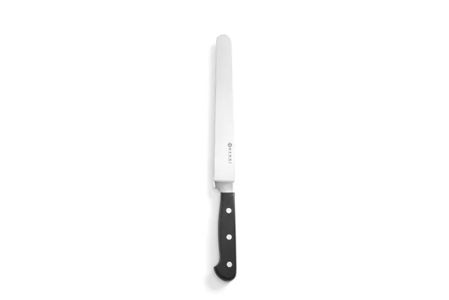 Nóż do szynki i łososia, Kitchen Line, czarny, 350mm Hendi 781326