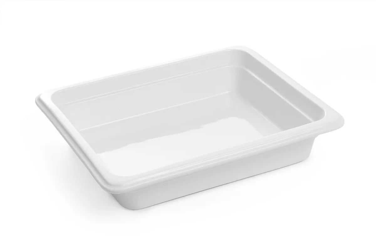 Pojemnik GN 1/2 z porcelany, Profi Line, GN 1/2, 325x265x65mm Hendi 783016