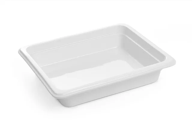 Pojemnik GN 1/2 z porcelany, Profi Line, GN 1/2, 325x265x65mm Hendi 783016