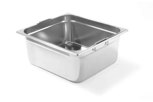 Pojemnik GN 2/3 z chowanymi uchwytami, Profi Line, GN 2/3, 18L, (H)200mm Hendi 803301