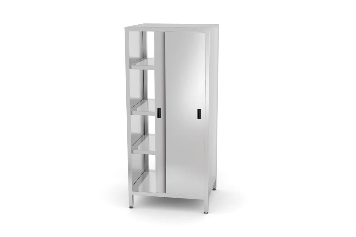 Szafa przelotowa z drzwiami suwanymi – skręcana, Kitchen Line, 800x700x1800mm Hendi 812402