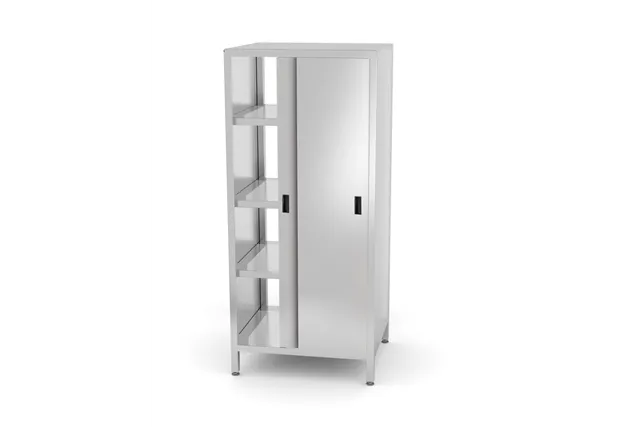 Szafa przelotowa z drzwiami suwanymi – skręcana, Kitchen Line, 800x700x1800mm Hendi 812402