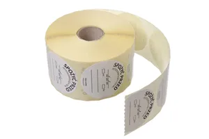 Etykiety Food Safety, wielorazowe – „SPOŻYĆ W PIERWSZEJ KOLEJNOŚCI”, 500 szt. w rolce, biały, 500 szt., ⌀50mm Hendi 850145