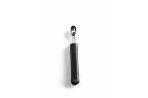 Nóż dekoracyjny do kulek pojedynczy, owalny, czarny, 160mm Hendi 856017