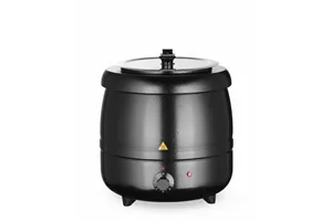 Kociołek do zupy, Kitchen Line, 8L, czarny, 230V/400W, ⌀330x363mm Hendi 860083