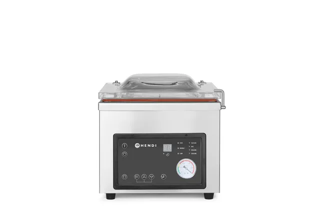 Pakowarka próżniowa - komorowa, Profi Line, listwa zgrzewająca 260 mm, 230V/370W, 330x480x360mm Hendi 975251
