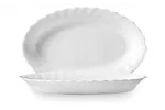 Rawierka Trianon, 220 mm, biały, 220x140x28mm Arcoroc D6885