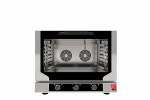 Piec piekarniczy konwekcyjny z nawilżaniem Evolution Next 4x600x400 elektryczny 400V/6400W 783x755x634mm Tecnoeka EKF464NUD