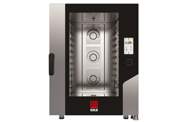 Piec konwekcyjno-parowy Millennial Touch Screen Bakery z myciem 10×600×400mm elektryczny 850x1035x1130mm Tecnoeka MKF1064TS