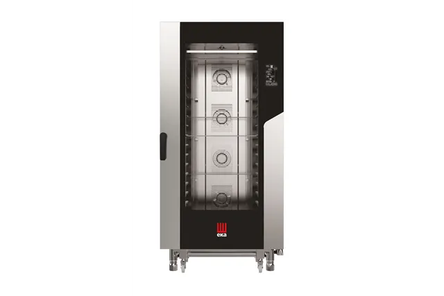 Piec konwekcyjno-parowy Millennial Black Mask Bakery 16× 600×400mm  elektryczny 400V/31000W 930x1035x1900mm Tecnoeka MKF1664BM