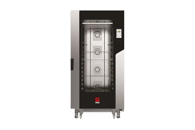 Piec konwekcyjno-parowy Millennial Touch Screen Bakery mycie 16×600×400 elektryczny 400V/31000W 930x1035x1900 Tecnoeka MKF1664TS
