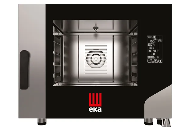 Piec konwekcyjno-parowy Millennial Black Mask Bakery 4× 600×400mm  elektryczny 400V/7800W 850x1035x700mm Tecnoeka MKF464BM