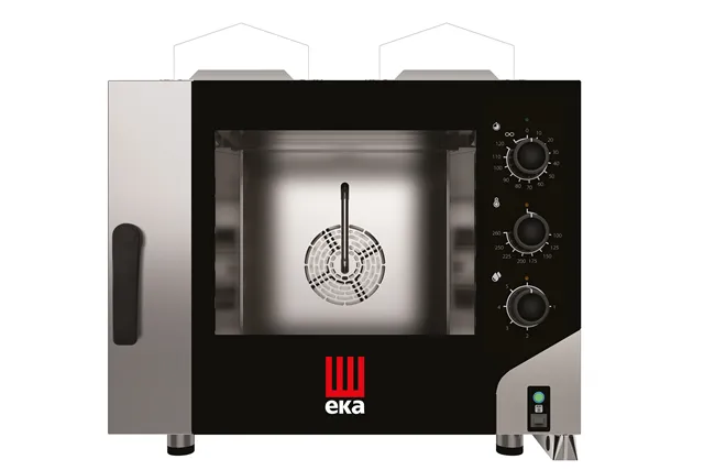 Piec konwekcyjno-parowy Millennial Smart Bakery 4× 600×400mm  gazowy 230V/300W 9,3kW 850x1041x801mm Tecnoeka MKF464GS