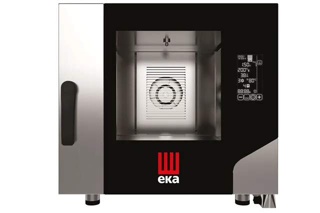 Piec konwekcyjno-parowy Millennial Black Mask Gastro 5× GN 1/1, elektryczny, 400V/7800W, 730x849x700mm Tecnoeka MKF511BM